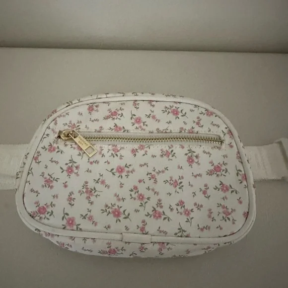 Madden Girl White and Pink Floral Bag - Picture 2 of 6